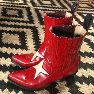 MEXICANA Red & White Rock N Roll Western Boots
